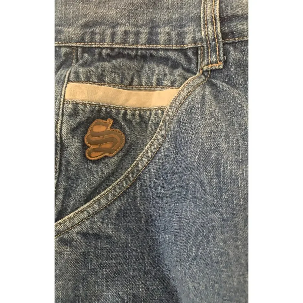Vintage Snoop Dogg jeans mens size 38 y2k two tone rap straight leg grunge bagg